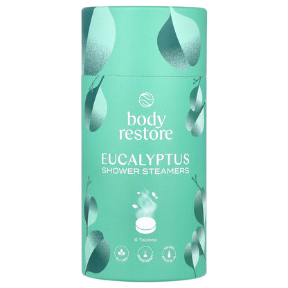 Body Restore, Shower Steamers, Eucalyptus, 6 Tablets, 5.3 oz