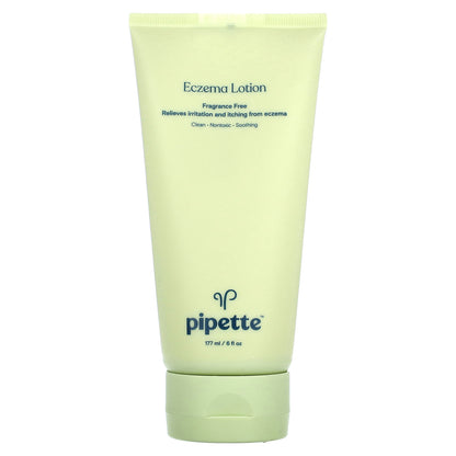 Pipette, Eczema Lotion, Fragrance Free, 6 fl oz (177 ml)