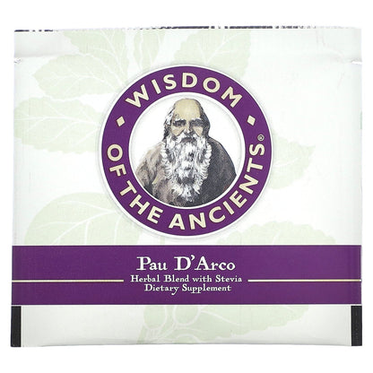 Wisdom Of The Ancient, Pau D'Arco, Herbal Blend with Stevia, 16 Bags, 1.1 oz (32 g)