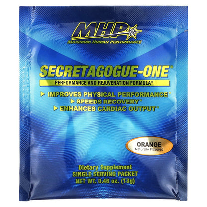 MHP, Secretagogue-One, Orange, 30 Packets, 0.46 oz (13 g) Each