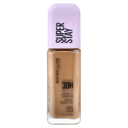 Maybelline, Super Stay, Lumi-Matte Foundation, 125, 1 fl oz (30 ml)