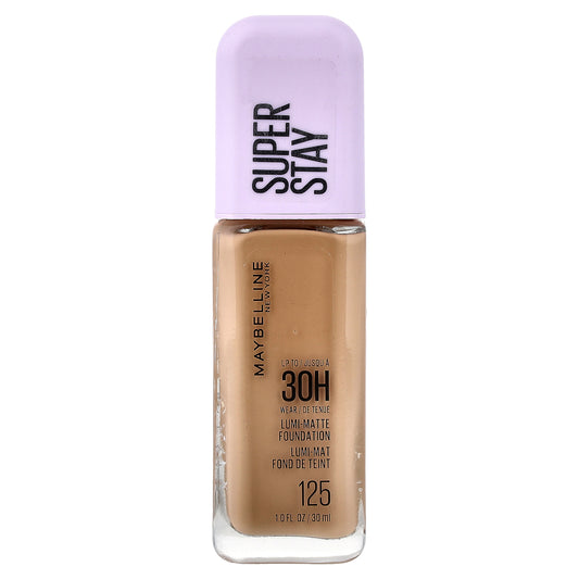 Maybelline, Super Stay, Lumi-Matte Foundation, 125, 1 fl oz (30 ml)