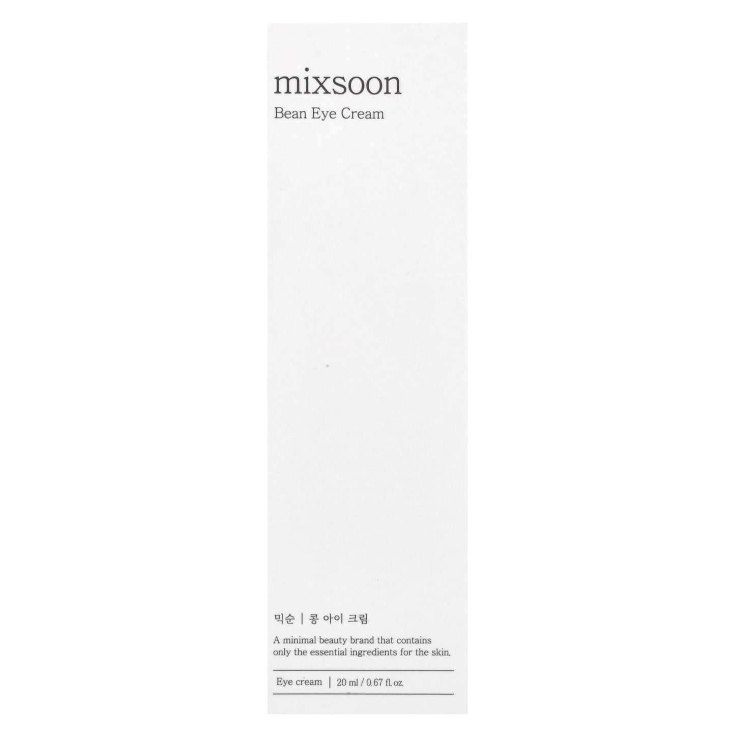 Mixsoon, Bean Eye Cream, 0.67 fl oz (20 ml)