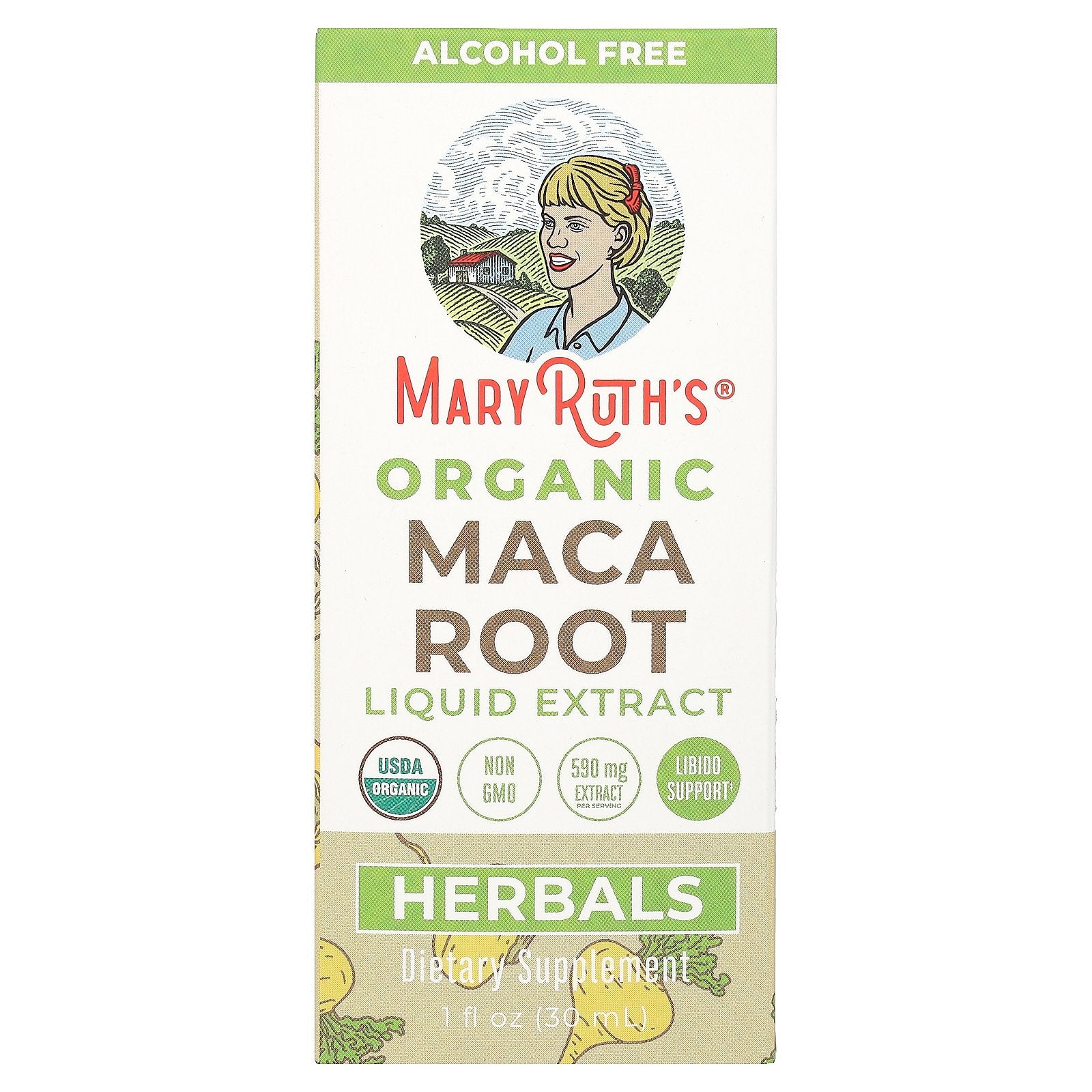 MaryRuth's, Organic Maca Root Liquid Extract, Alcohol Free, 1 fl oz (30 ml)