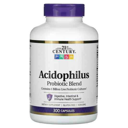 21st Century, Acidophilus, Probiotic Blend, 300 Capsules