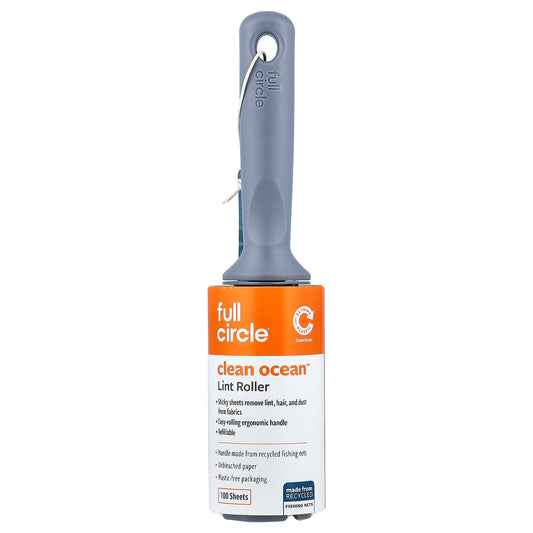 Full Circle, Clean Ocean™ Lint Roller, 100 Sheets