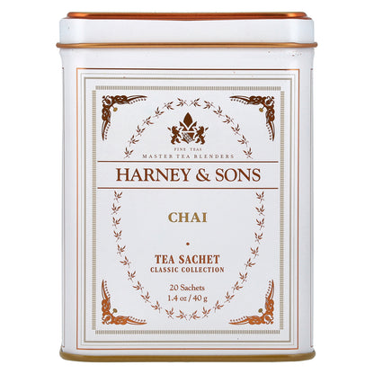 Harney & Sons, Classic Collection, Chai, 20 Sachets, 1.4 oz (40 g)