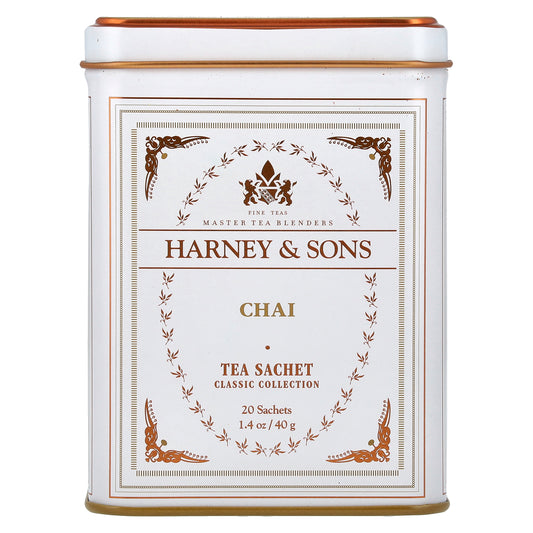 Harney & Sons, Classic Collection, Chai, 20 Sachets, 1.4 oz (40 g)