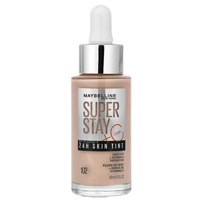 Maybelline, Super Stay, 24H Skin Tint, 102, 1 fl oz (30 ml)