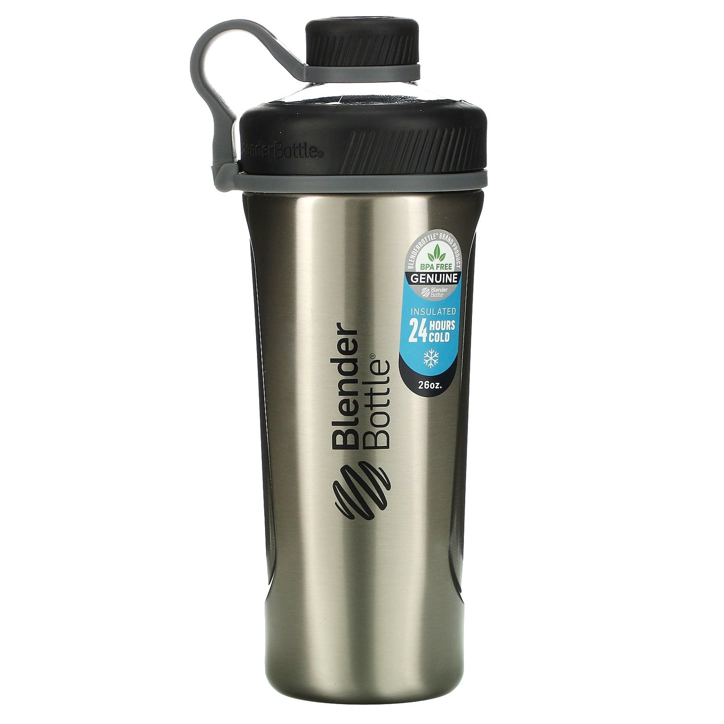 Blender Bottle, Radian, Insulated Stainless Steel, Natural, 26 oz