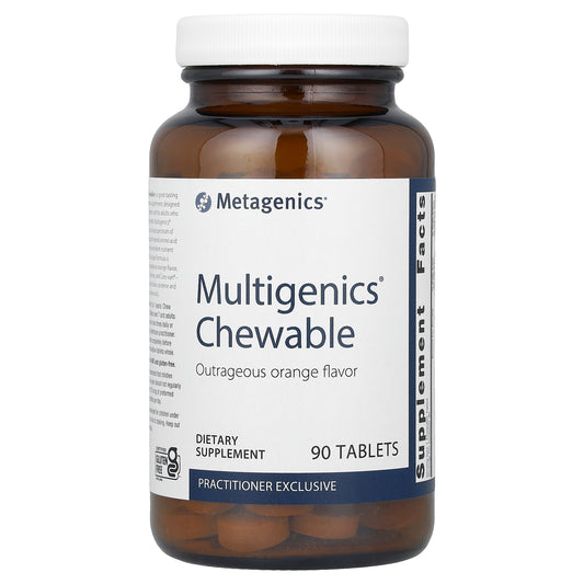 Metagenics, Multigenics® Chewable, Orange, 90 Tablets