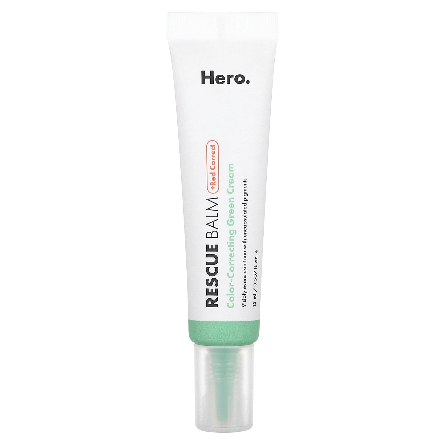 Hero Cosmetics, Rescue Balm + Red Correct, 0.507 fl oz (15 ml)