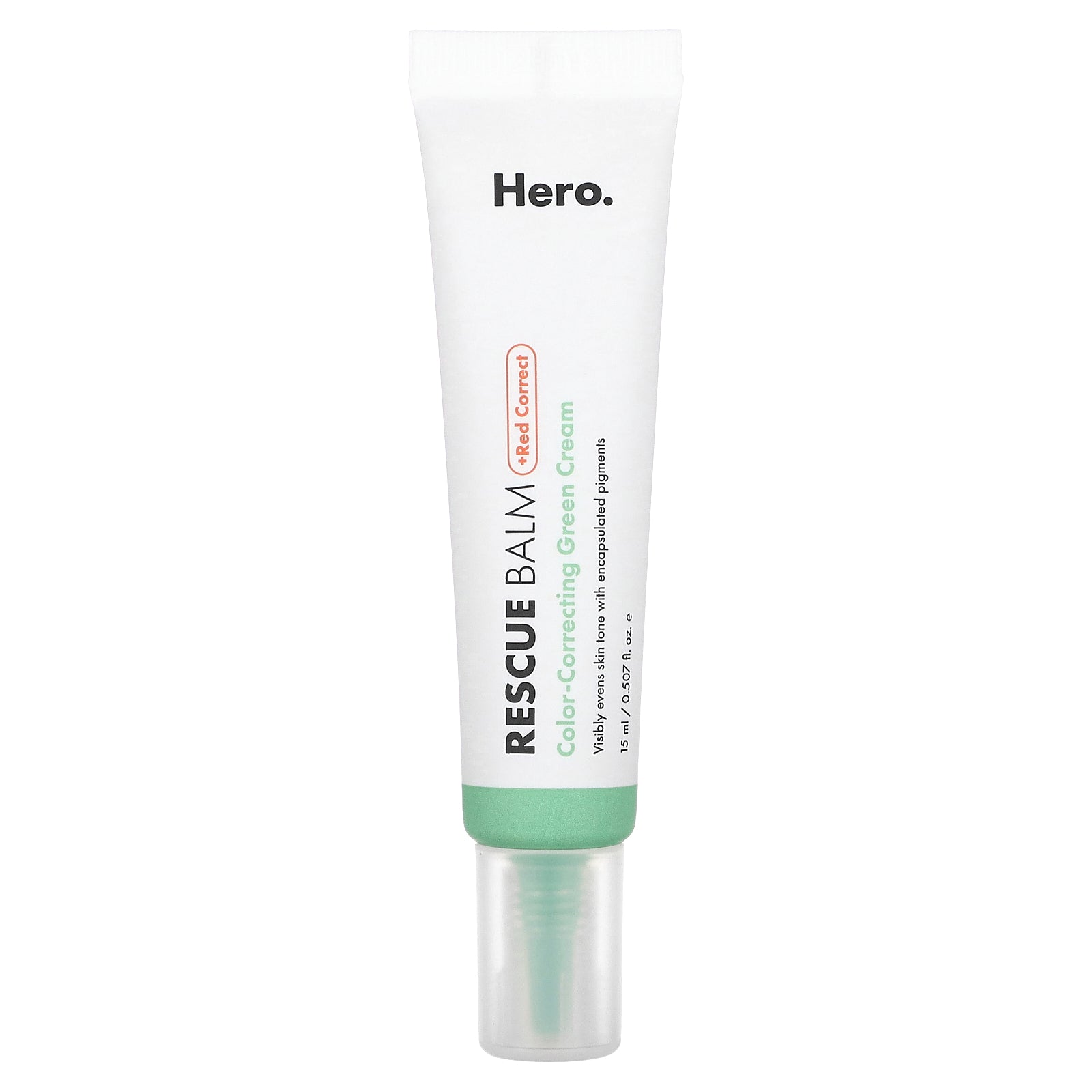 Hero Cosmetics, Rescue Balm + Red Correct, 0.507 fl oz (15 ml)