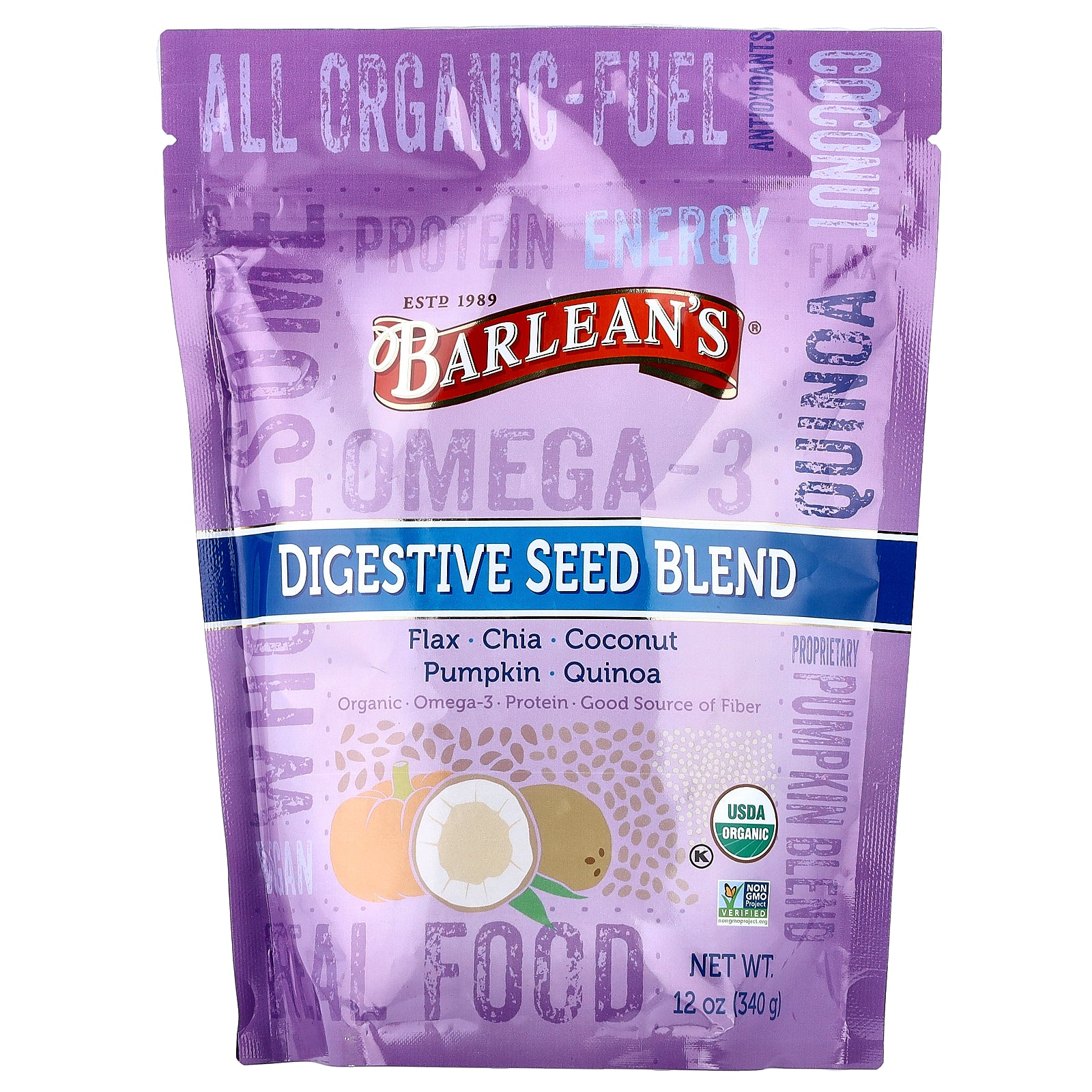 Barlean's, Digestive Seed Blend, 12 oz (340 g)