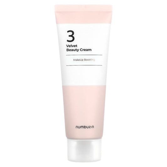 Numbuzin, No.3 Velvet Beauty Cream, Makeup Boosting, 2.02 fl oz (60 ml)