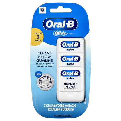 Oral-B, Glide, Pro-Health, Original Floss, Unflavored, 3 Pack