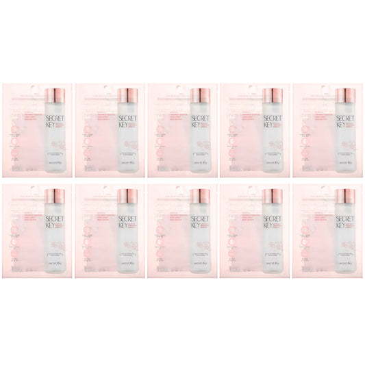 Secret Key, Starting Treatment Essential Beauty Mask Sheet, Rose Edition, 10 Sheets, 1.05 oz (30 g) Each