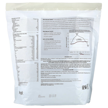 Metagenics, Ultra Glucose Control, Medical Food, Vanilla, 3 lbs (8.09 oz)