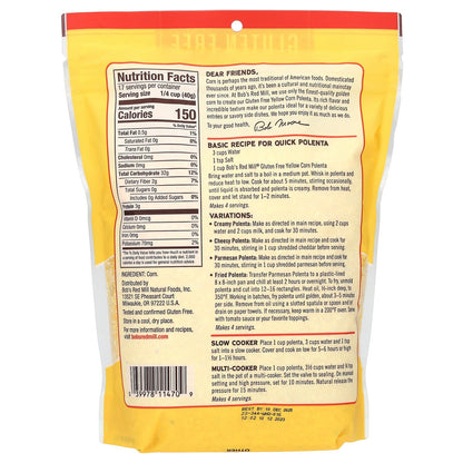 Bob's Red Mill, Gluten Free Yellow Corn Polenta, 24 oz ( 680 g)