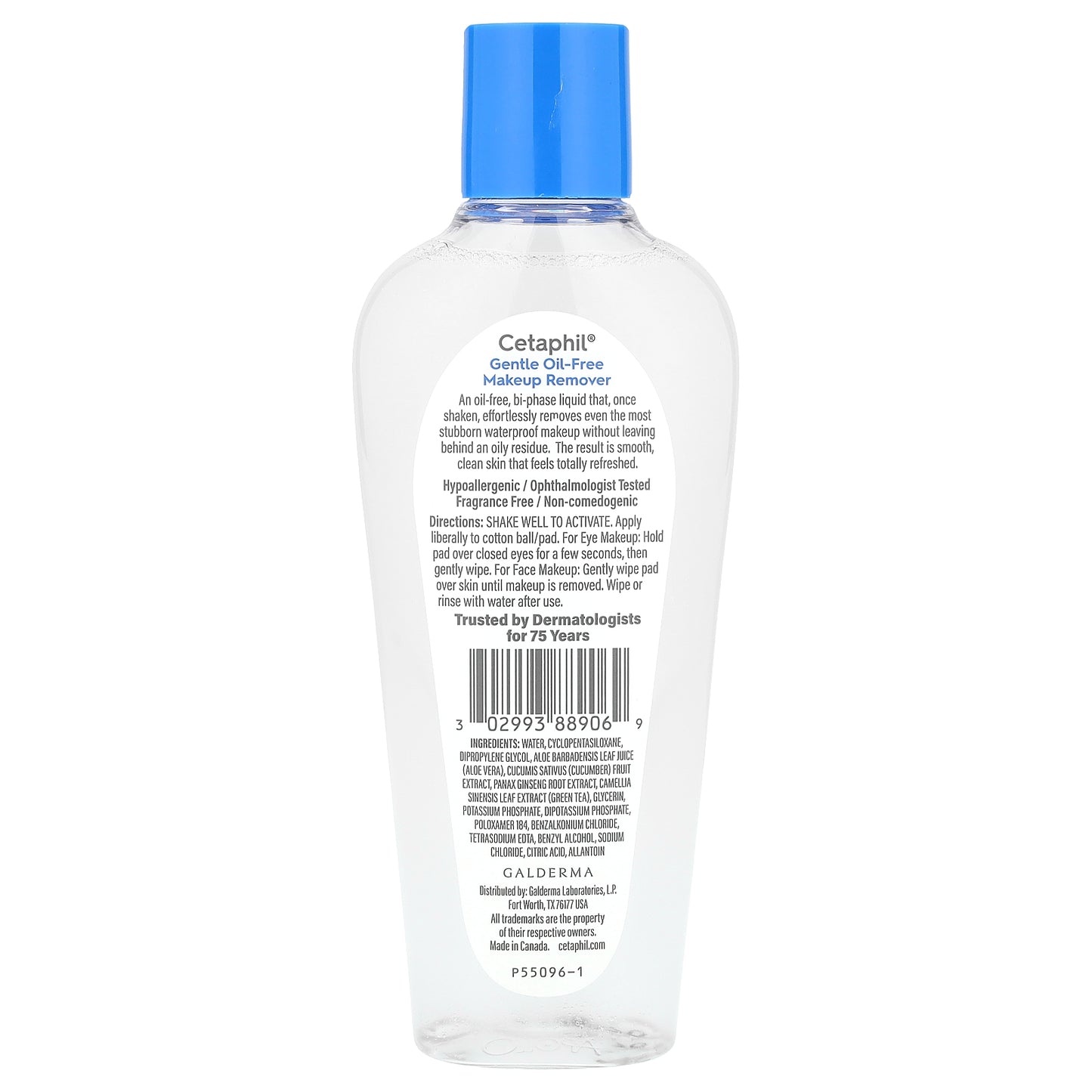 Cetaphil, Gentle Oil-Free Makeup Remover, 6 fl oz (177 ml)