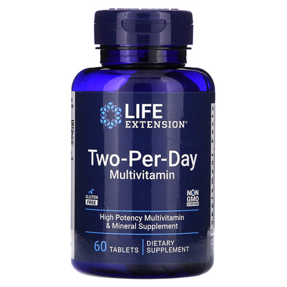 Life Extension, Two-Per-Day Multivitamin, V2, 60 Tablets