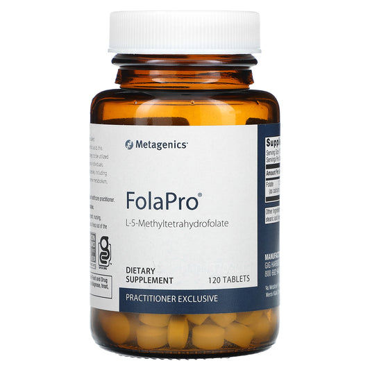 Metagenics, FolaPro, 1,330 mcg, 120 Tablets