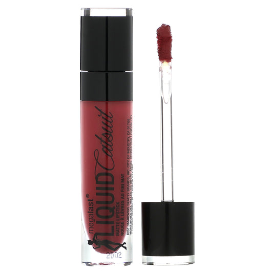 wet n wild, MegaLast, Liquid Catsuit, Matte Lipstick, 957A Behind The Bleachers, 0.21 oz (6 g)