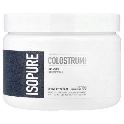 Isopure, Colostrum Powder, Unflavored, 3.17 oz (90 g)