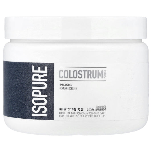 Isopure, Colostrum Powder, Unflavored, 3.17 oz (90 g)