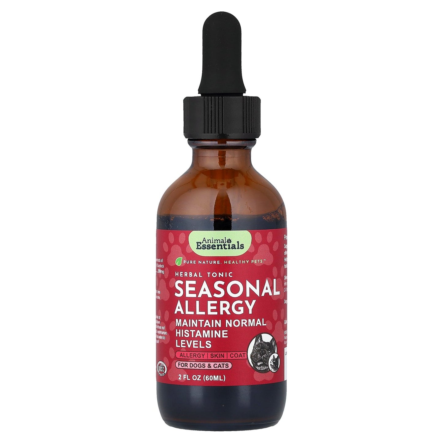 Animal Essentials, Seasonal Allergy, For Dogs & Cats, 2 fl oz (60 ml)