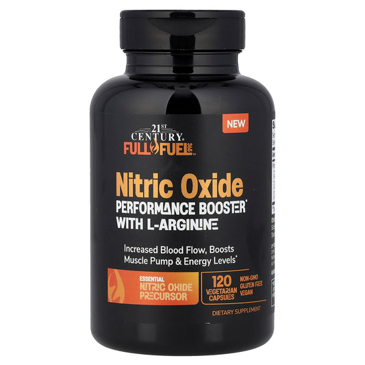 21st Century, Nitric Oxide, 120 Vegetarian Capsules