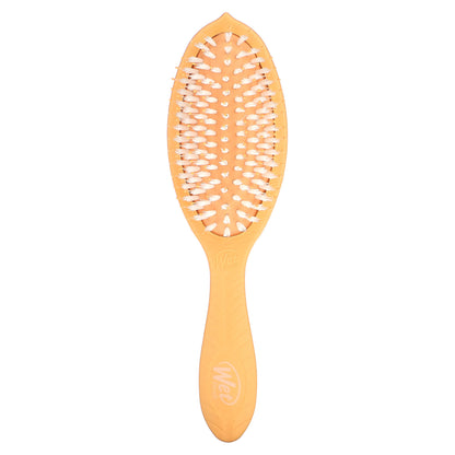 Wet Brush, Go Green Coconut Oil Infused Treatment & Shine Brush, Orange, 1 Brush
