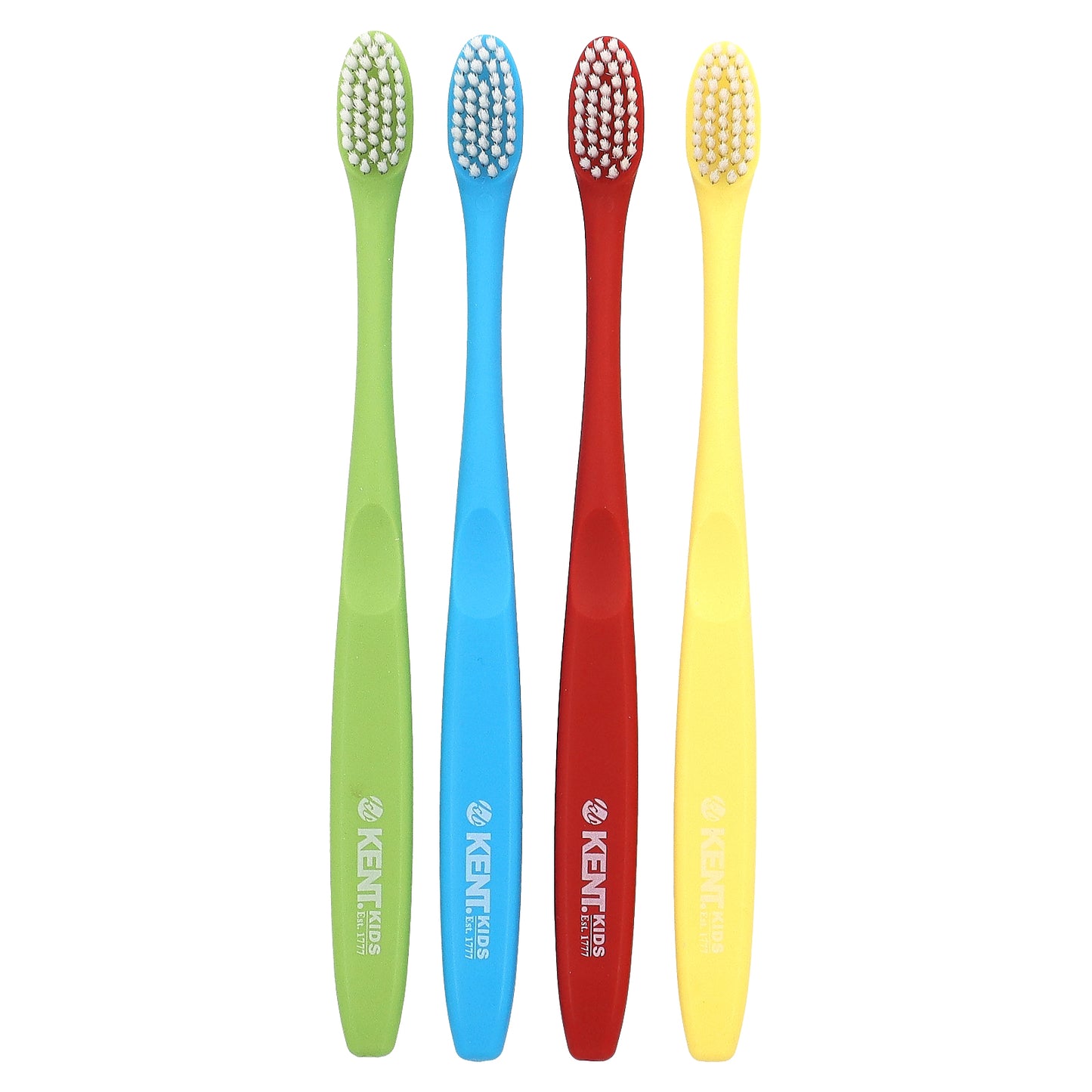 Kent, Kids Premium Finest Toothbrushes, 7+ Years, 4 Toothbrushes