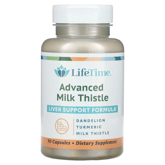 LifeTime Vitamins, Advanced Milk Thistle, 90 Capsules