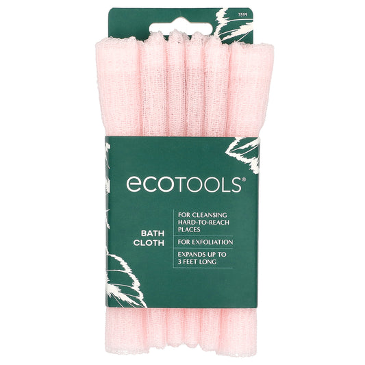 EcoTools, Bath Cloth, Pink, 1 Cloth