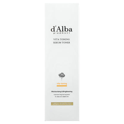 d'Alba, Vita Toning Serum Toner , 6.08 fl oz (180 ml)
