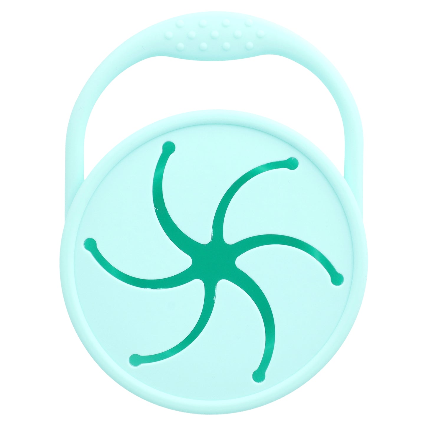 Munchkin, C'est Silicone!™, Snack Catcher With Lid, 6 Months+, Mint, 1 Count