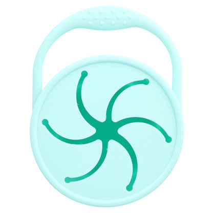 Munchkin, C'est Silicone!™, Snack Catcher With Lid, 6 Months+, Mint, 1 Count