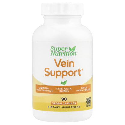 Super Nutrition, Vein Support, 90 Veggie Capsules