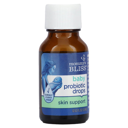 Mommy's Bliss, Baby Probiotic Drops, Age Newborn +, Flavorless, 0.51 fl oz (15 ml)