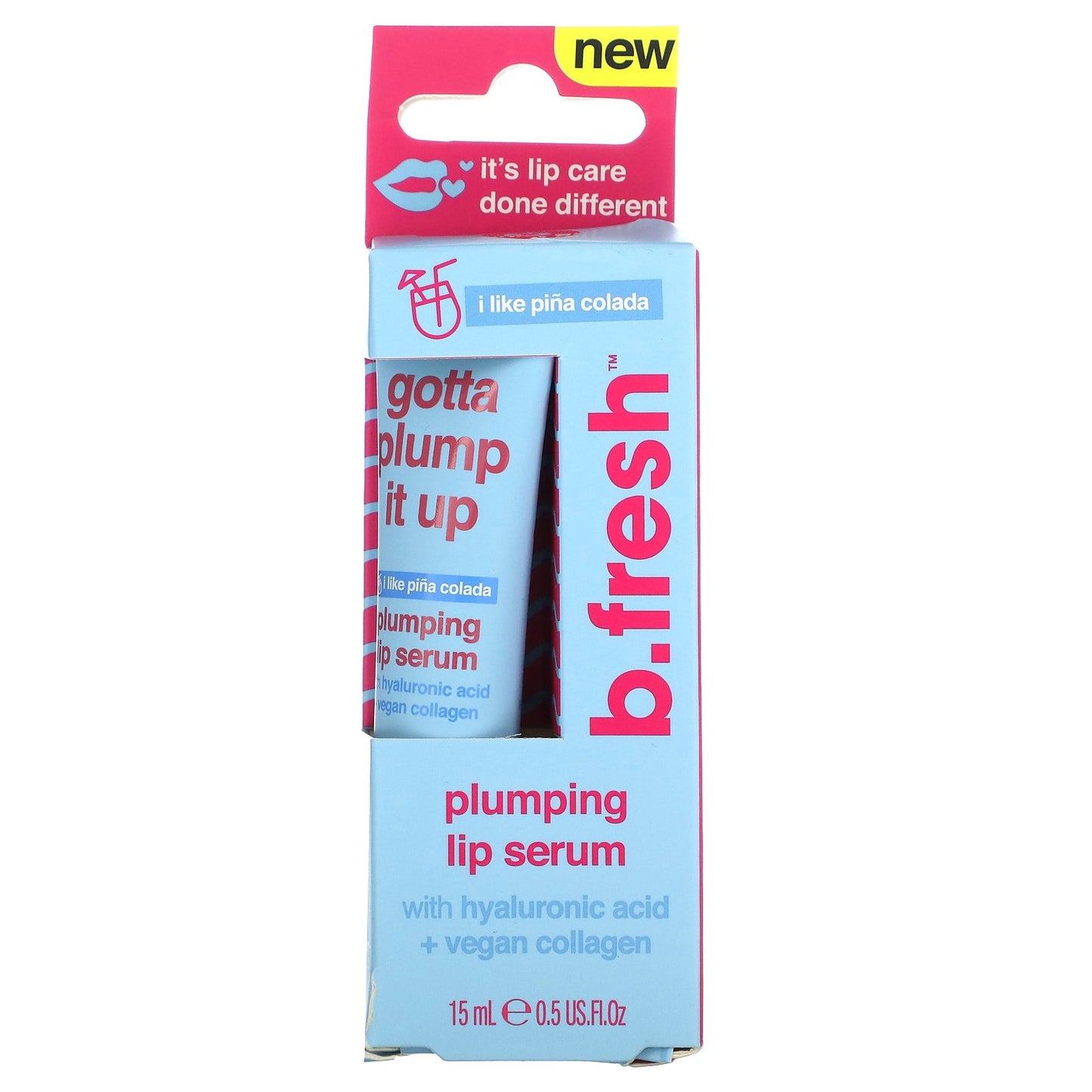 b.fresh, Plumping Lip Serum, I Like Pina Colada, 0.5 fl oz (15 ml )