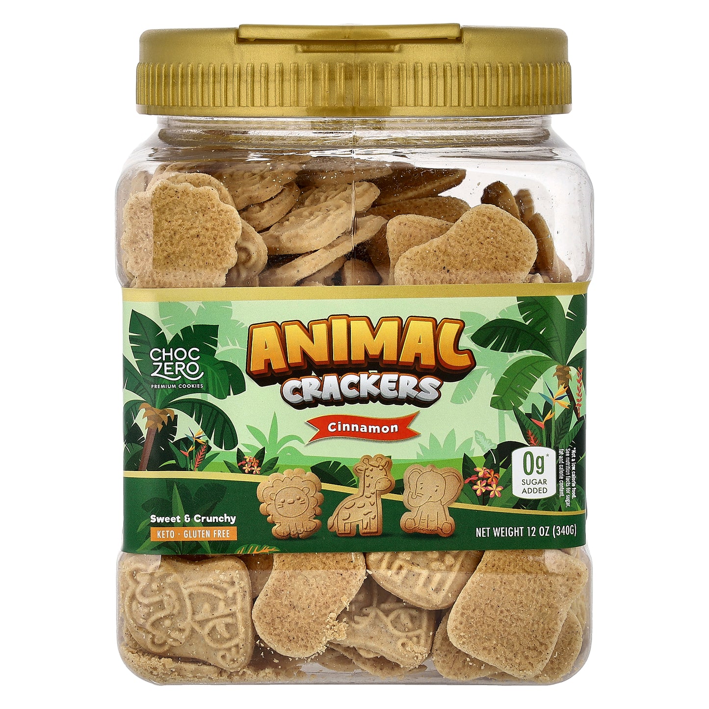 ChocZero, Animal Crackers, Cinnamon, 12 oz (340 g)