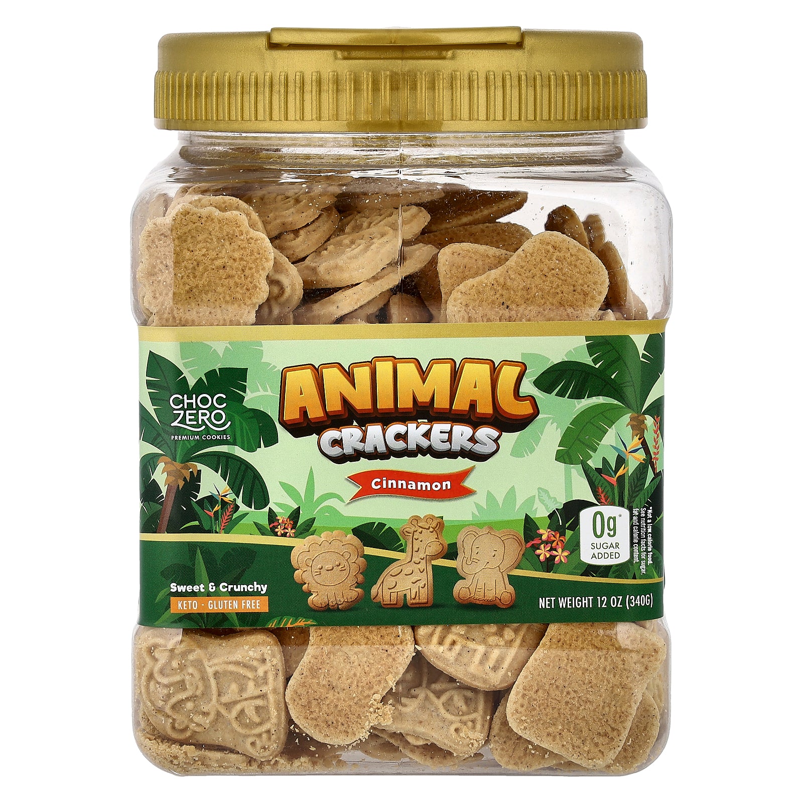 ChocZero, Animal Crackers, Cinnamon, 12 oz (340 g)