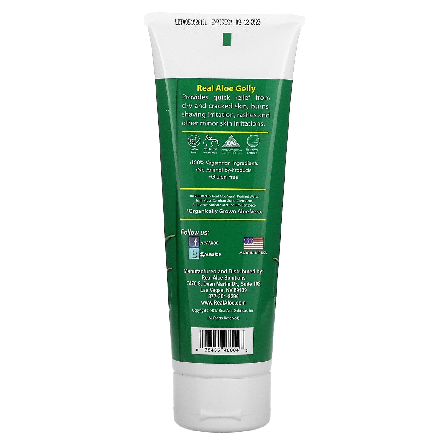 Real Aloe, Aloe Vera Gelly, Unscented, 6.8 oz (230 ml)