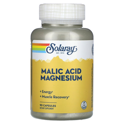 Solaray, Malic Acid Magnesium, 90 Capsules