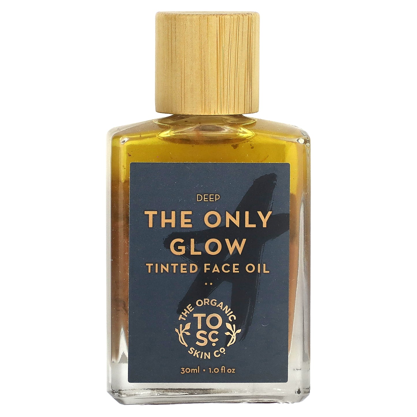 The Organic Skin Co., The Only Glow, Tinted Face Oil, Deep, 1 fl (30 ml)