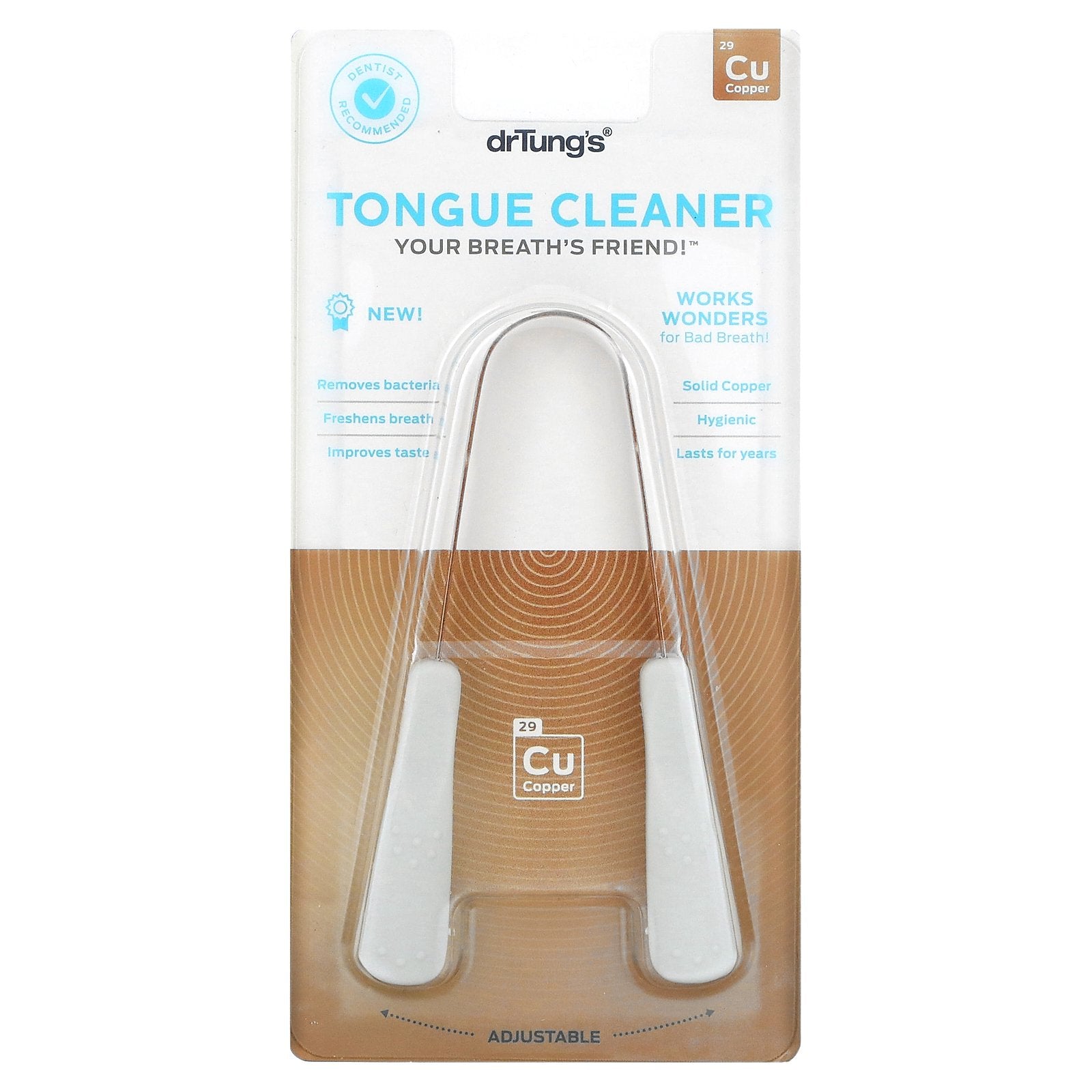 Dr. Tung's, Copper Tongue Cleaner, 1 Cleaner