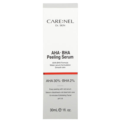Care:Nel, AHA-BHA Peeling Serum, 1 fl oz (30 ml)