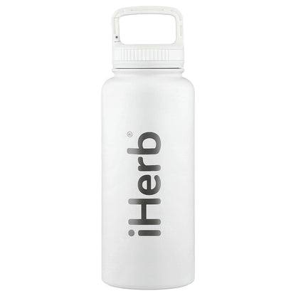 iHerb Goods, iHerb® Bohtal Insulated Sports Bottle, White, 32 oz (960 ml)