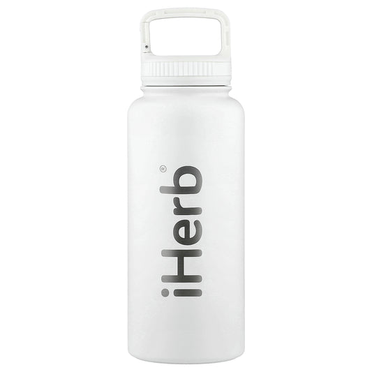 iHerb Goods, iHerb® Bohtal Insulated Sports Bottle, White, 32 oz (960 ml)